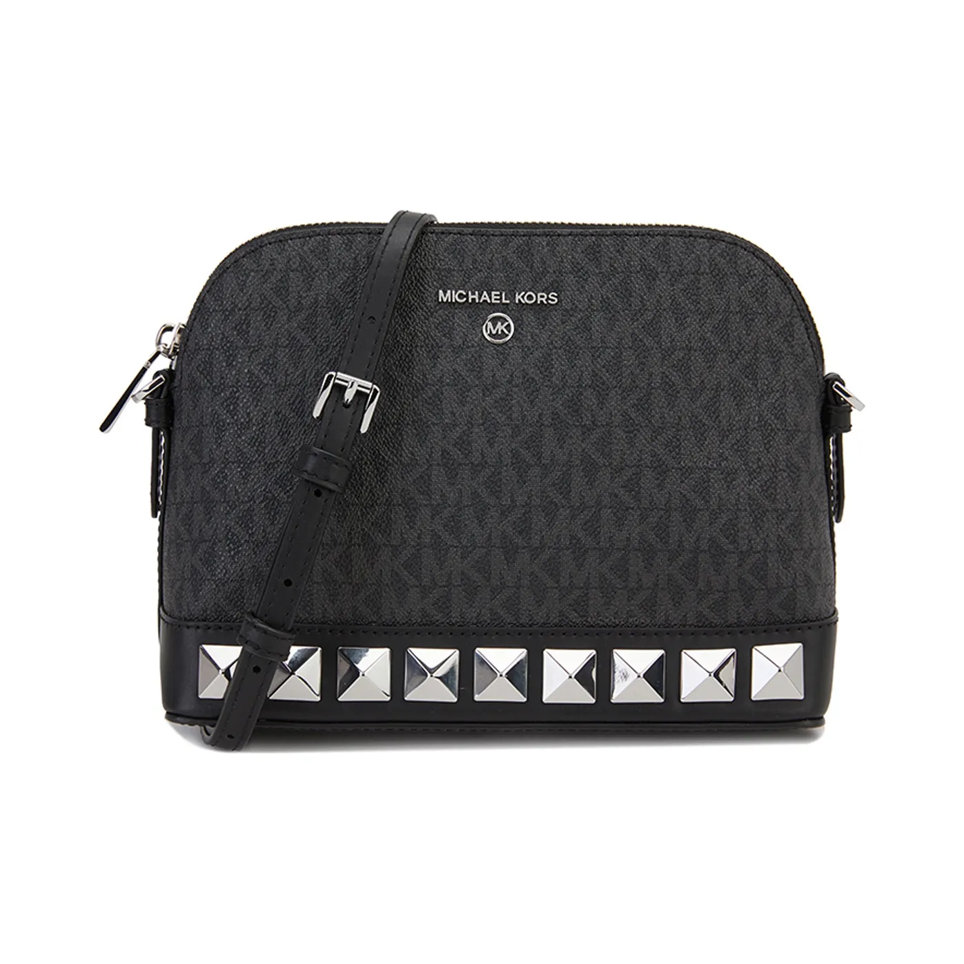 MICHAEL KORS Charm PVC Shoulder Bag Women's Black