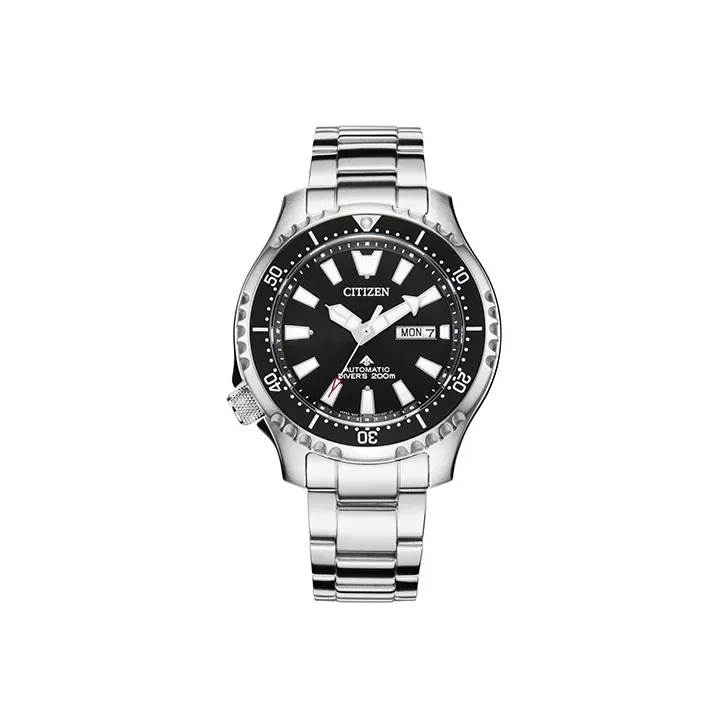 CITIZEN Ecology Drive Collection Mechanical Movement Stainless Steel Strap Watch Unisex Black Dial