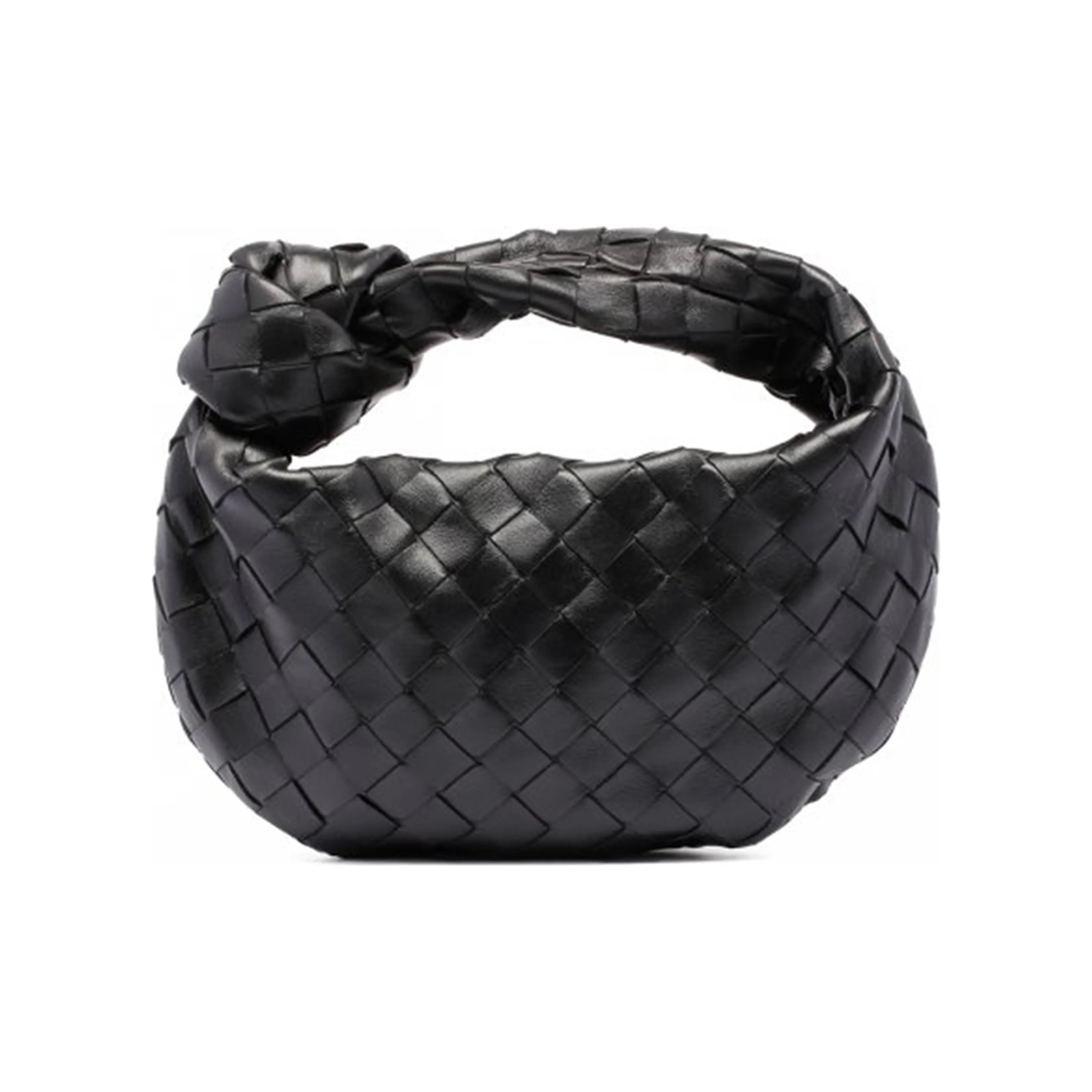 Bottega Veneta JODIE Leather Shoulder Bag Mini Women's Black