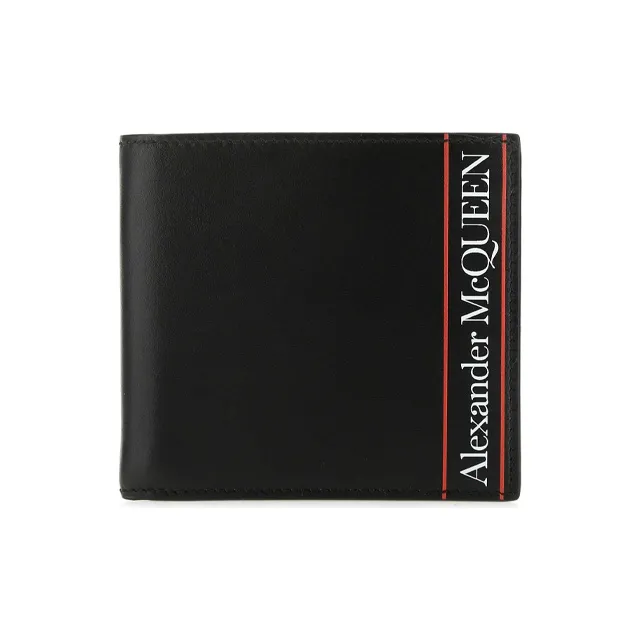 Alexander McQueen Leather Wallet Men's Black