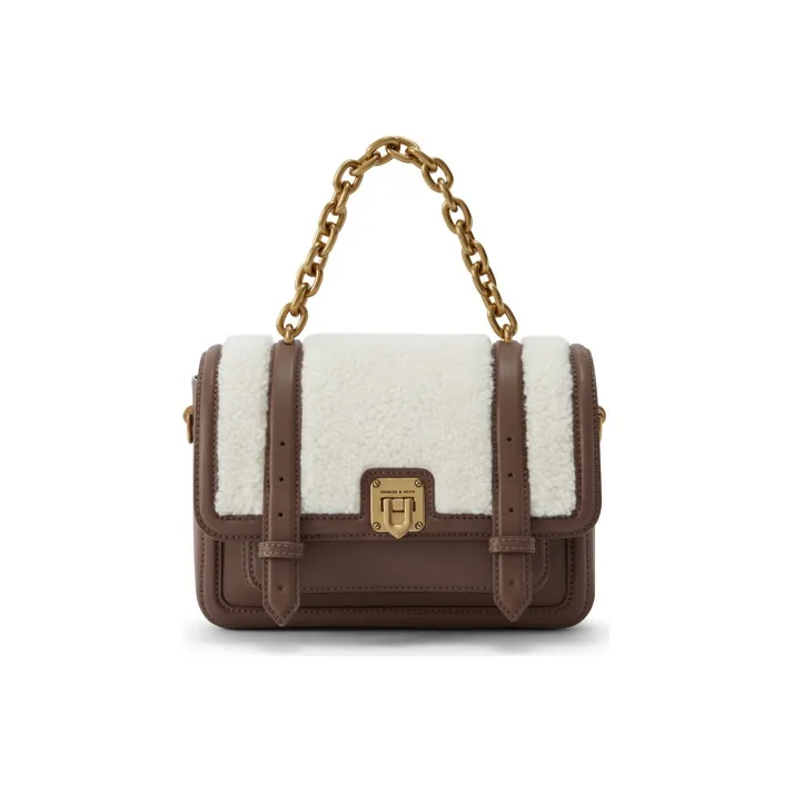 CHARLES KEITH ПУ (полиуретан) Charles Keith Сумка Курьерская сумка Сумка через плечо Сумка Маленькая Женская Многоцветная