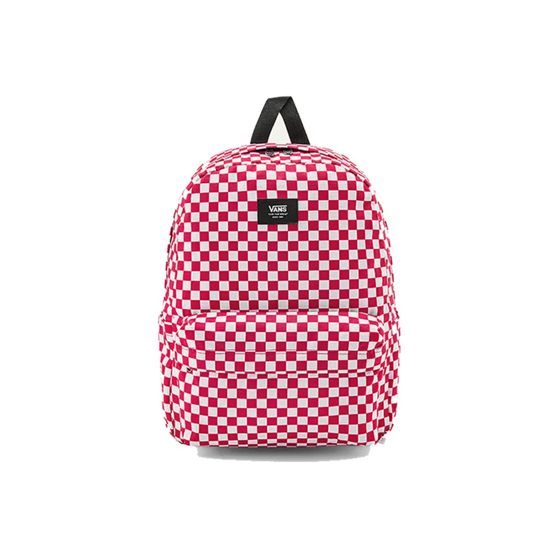 Vans Polyester Backpack Regular Women's Red White