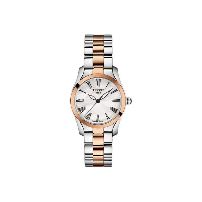 Tissot Quartz Movement Женские часы серии Sea Wave, 30 мм * 8,7 мм, белые