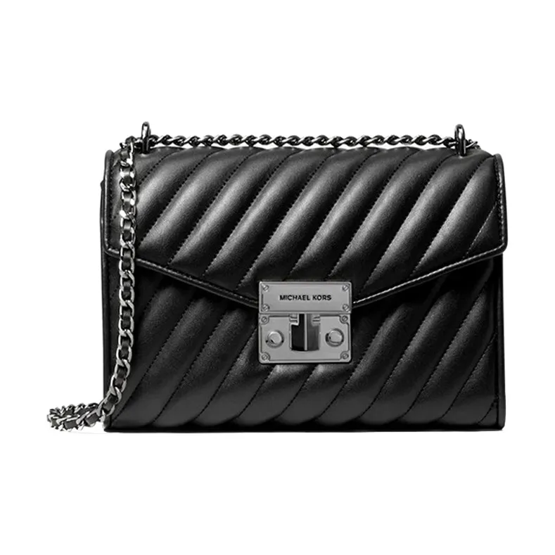 MICHAEL KORS Розовый Полиуретан Сумка через плечо Средний Женский Черный