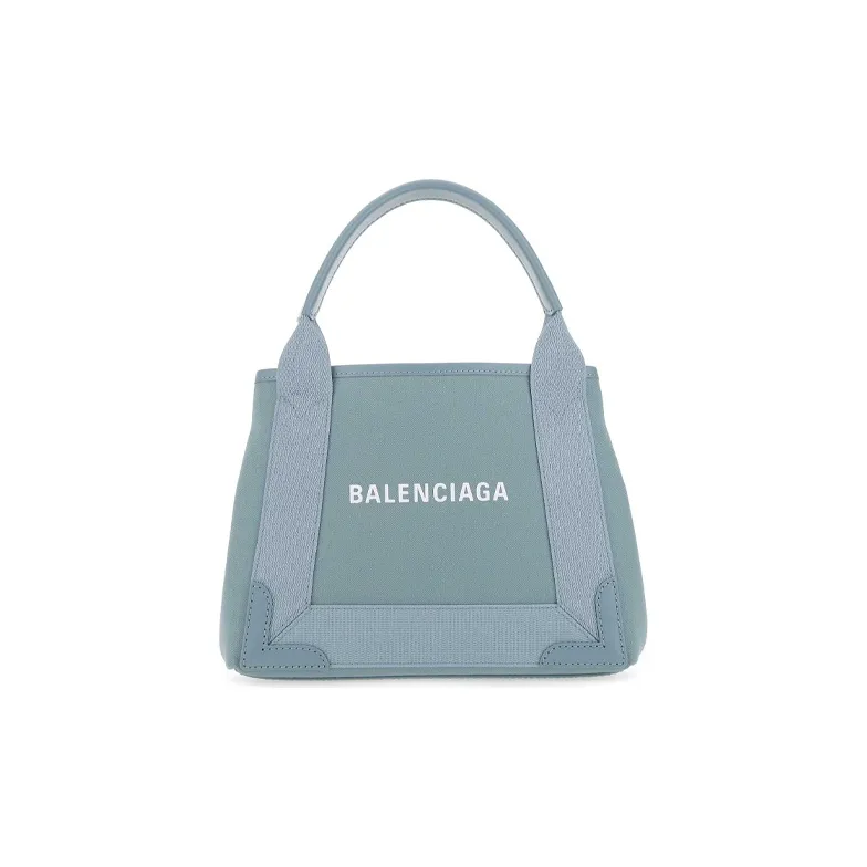 Balenciaga Cotton Tote Bag, Shopping Bag, Handbag Regular Women's Blue