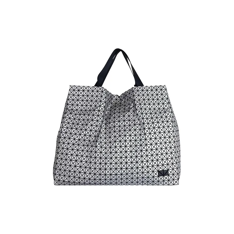 ISSEY MIYAKE Cart Large Capacity Tote Bag, Shopping Bag, Shoulder Bag, Handbag Unisex Silver