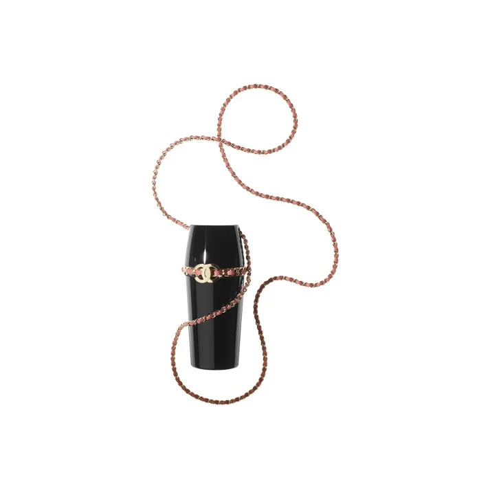 CHANEL 21K Winter Leather Is Worn On A Chain Crossbody Bag Women's