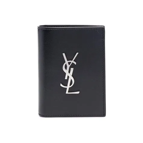 SAINT LAURENT Cassandre Credit Card Wallet