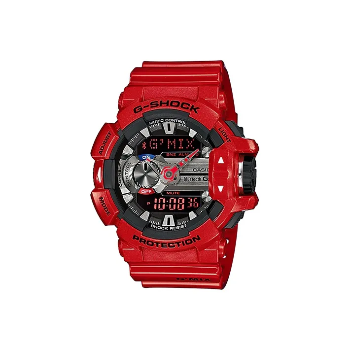 CASIO SQUAD Series SQUAD Series Shock Collection Кварцевый механизм Смольный ремешок Часы Женские Черный циферблат