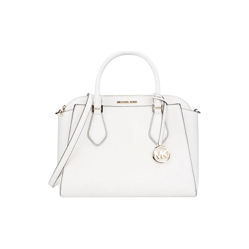 MICHAEL KORS MK Daria Коровья кожа 2 в 1 Одно плечо Сумка Большая Женская Экрю