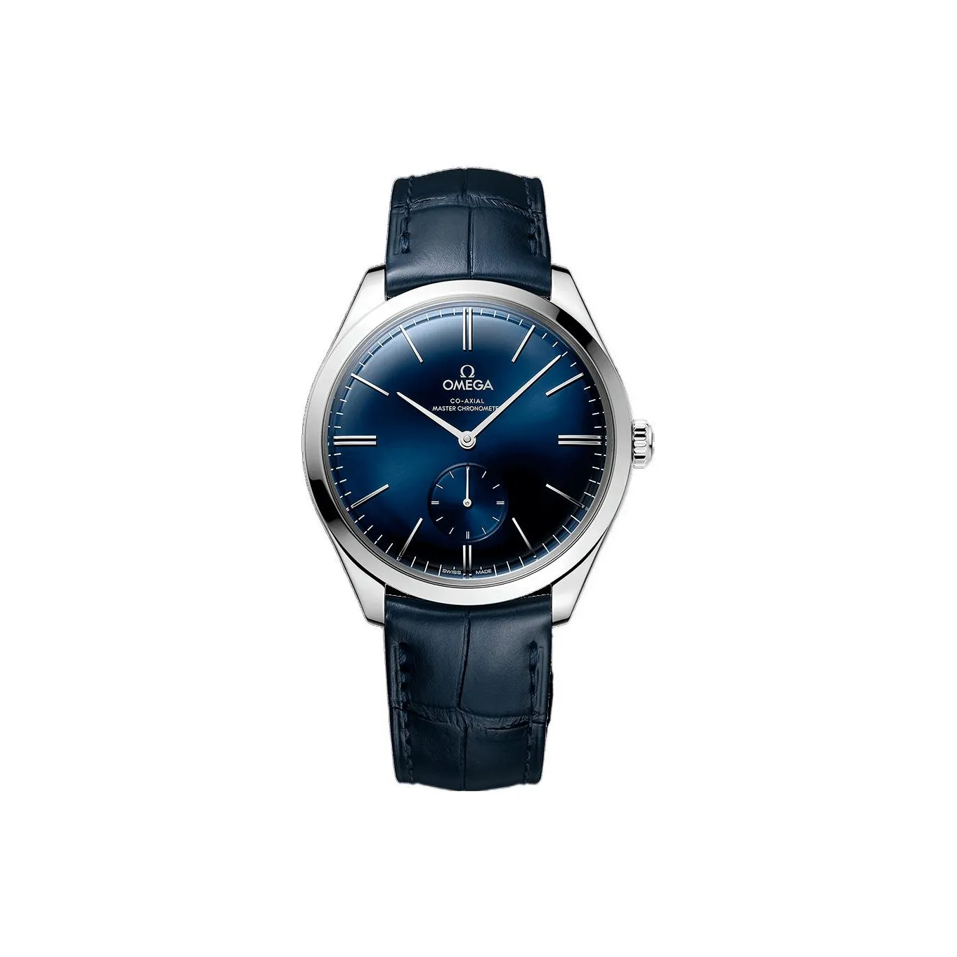 OMEGA Disc Fly Collection Manual Mechanical Movement Men's Watches Watch 40mm Blue Dial Stainless Steel Case
