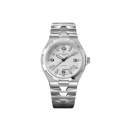 Vacheron Constantin Автоматический Механический Movement Мужские Часы Longitudinal и Lateral Collection OVERSEAS 42 мм Белый