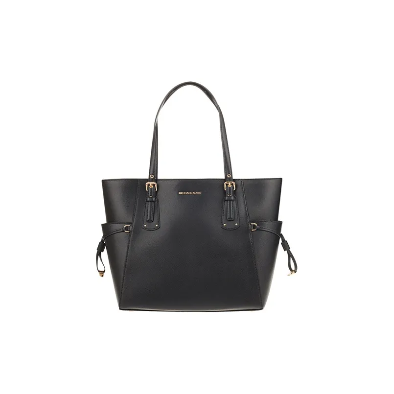 MICHAEL KORS Voyager Кожа Сумка через плечо Маленькая Женская Черная