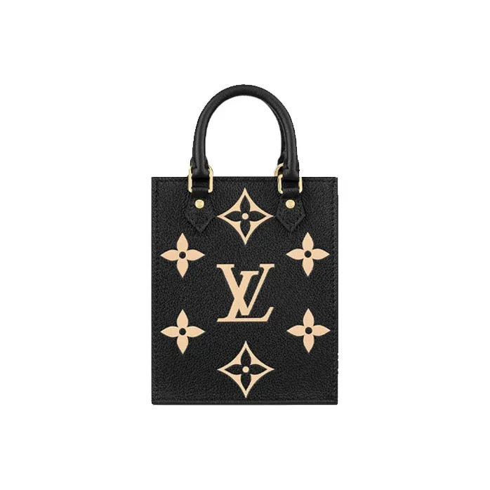 LOUIS VUITTON Petit Sac Plat Black