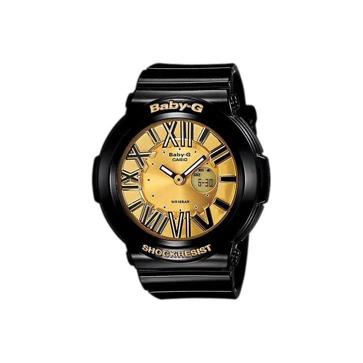 CASIO Малыш G Коллекция Кварцевый Механизм Часы Женские Золотистый Циферблат BGA 160 1B