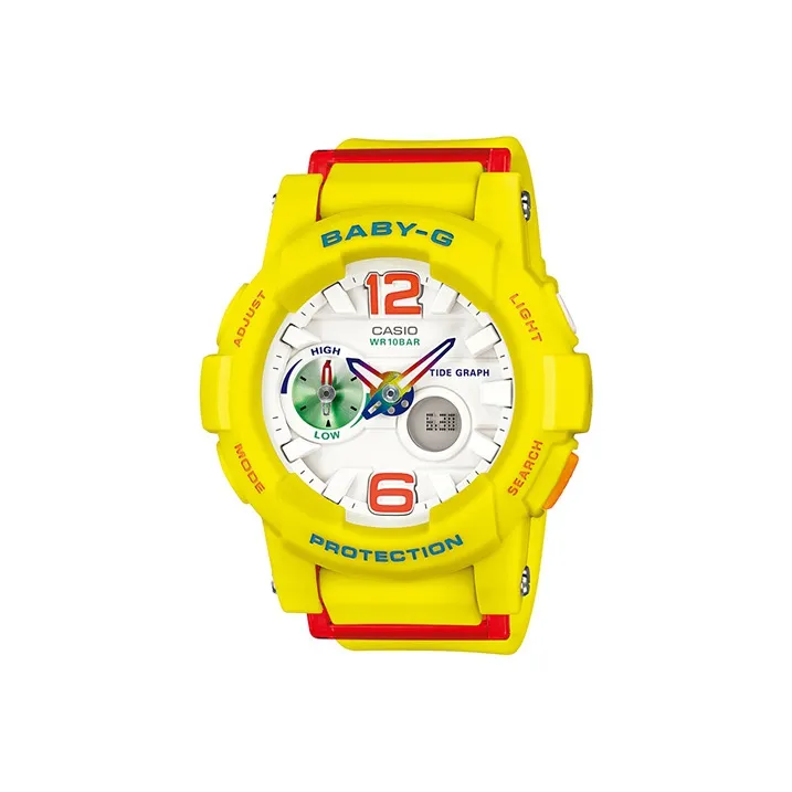 CASIO Baby G Collection Кварцевые часы Женские часы с белым циферблатом
