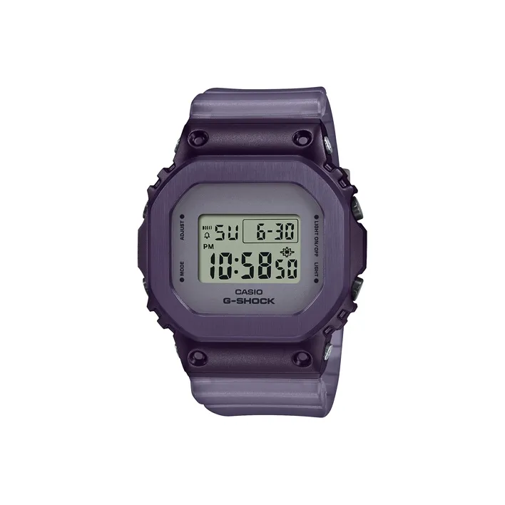 CASIO Full Metal Collection Square Dial Display Кварцевый механизм Resin Strap Women's Watch