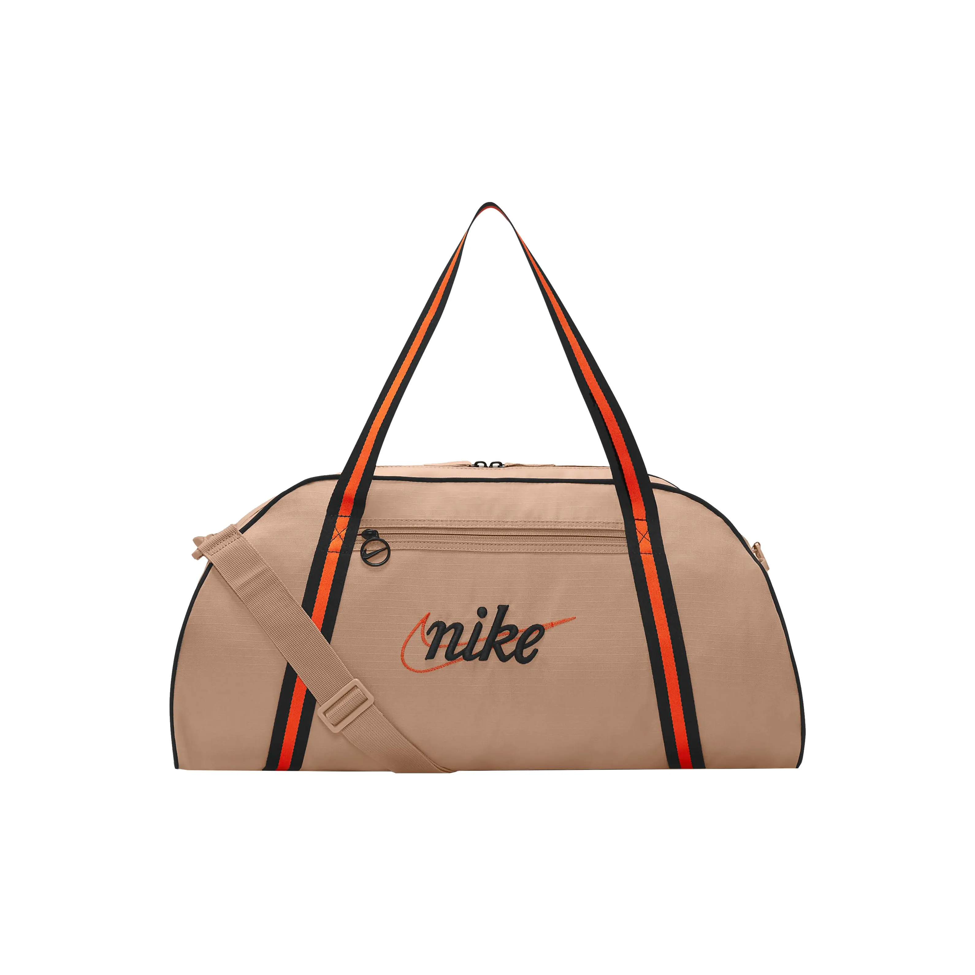 Nike Fabric Luggage Bag, One Shoulder Portable Training Gym Bag Unisex Hemp Yellow