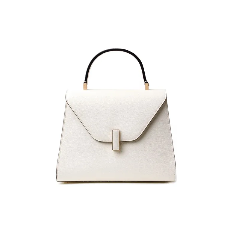 Valextra Iside Calfskin Shoulder Bag, Crossbody Bag, Handbag Medium Size Women's White