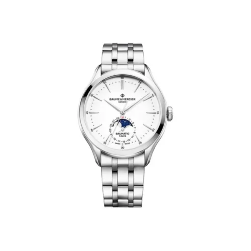 Baume & Mercier Автоматический Механический Movement Мужские Часы Creighton Collection 42mm*13,2mm Белые