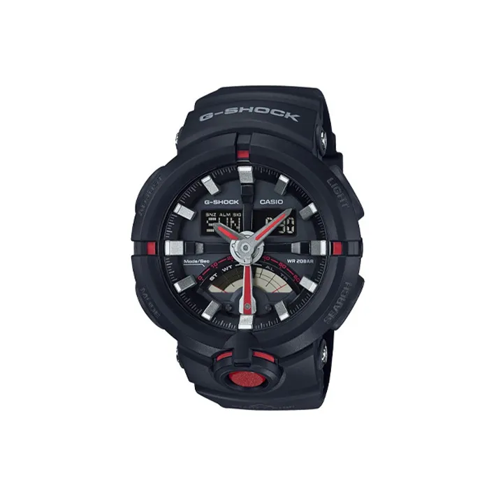 CASIO г Shock Collection YOUTH Collection Кварцевый механизм Смола Ремешок Часы Мужские Черный Циферблат GA 500 1A4