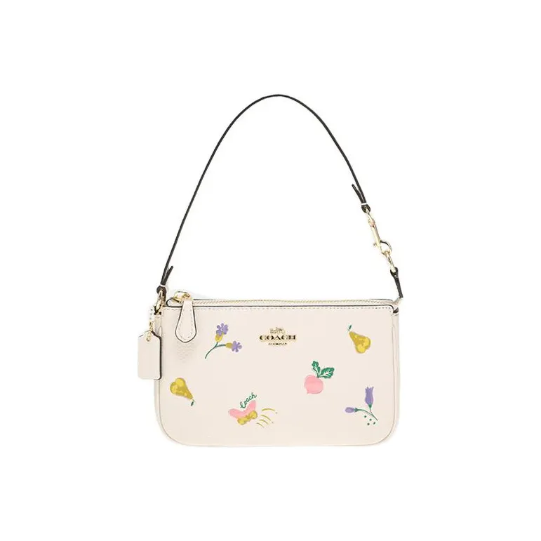 COACH Nolita Cow Leather Mahjong Bag Shoulder Bag Handbag Shoulder Bag Women's White
