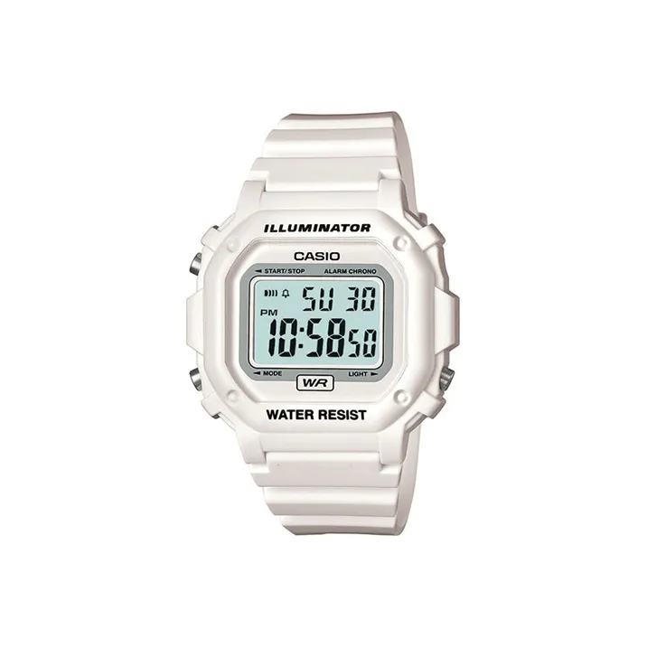 CASIO YOUTH Collection Силиконовый Мини Блок Электронный Механизм Смольный Ремешок Часы Женские Белый Циферблат