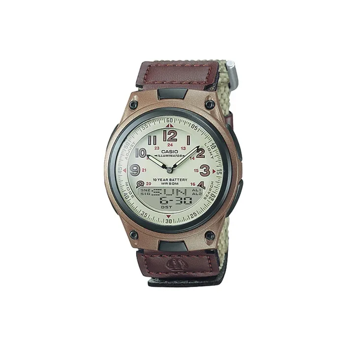 CASIO г Shock YOUTH Collection Кварцевый механизм Холст Ремешок Часы Мужские Белый Циферблат