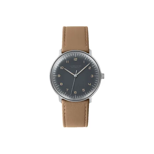JUNGHANS Автоматический Механический Movement Мужские часы из коллекции Max Bill, 38 мм, серые