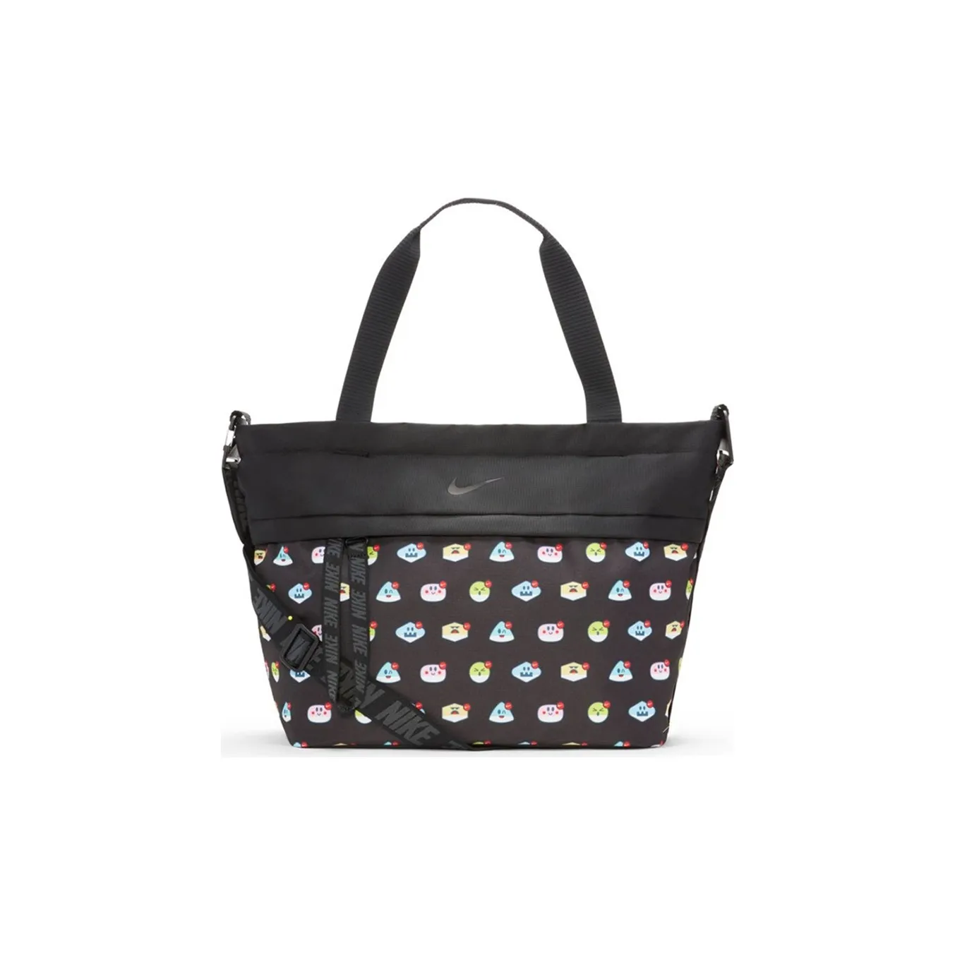 Nike Fabric Tote Bag Shopping Bag Crossbody Handbag Regular Unisex Black