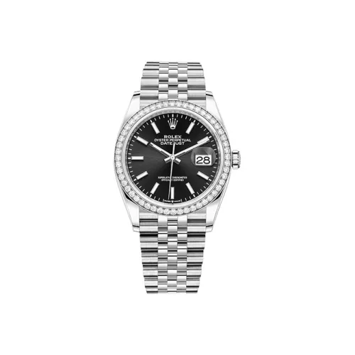 ROLEX Автоматический Механический Movement Женские часы Log Series Черные