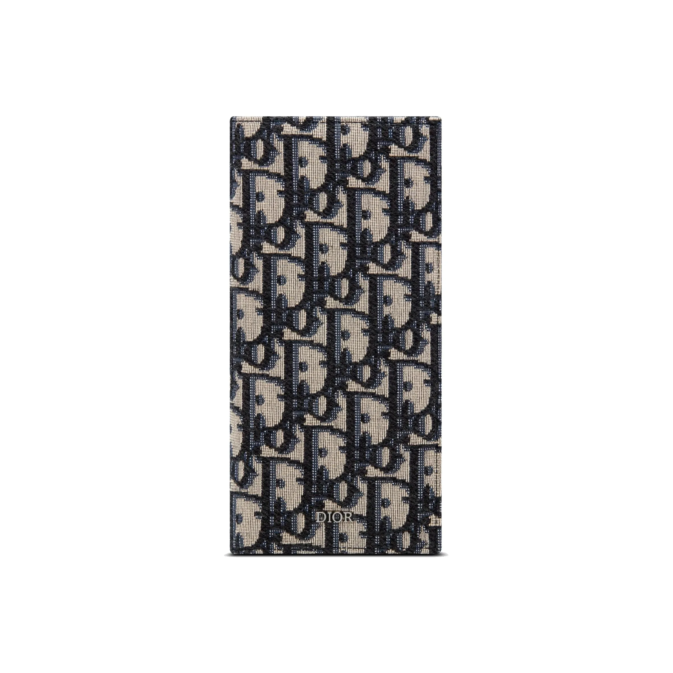 DIOR Fabric Wallet Women's Denim Blue