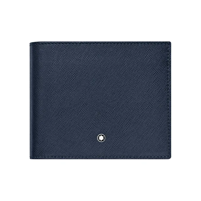 MONTBLANC Кожа Кошелек Мужской Темно-синий