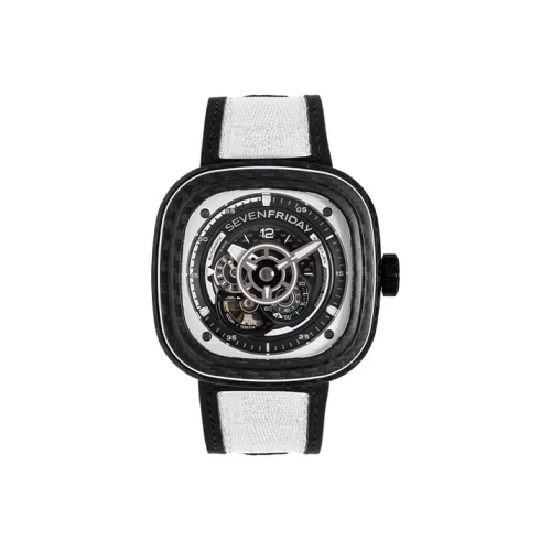 SEVENFRIDAY Автоматический Механический Movement Унисекс Часы 47,6mm*47mm*15mm Черные