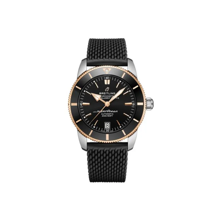 BREITLING Super Ocean Culture Automatic Mechanical Movement Men's Watches Watch 42mm Black Dial Rubber Strap