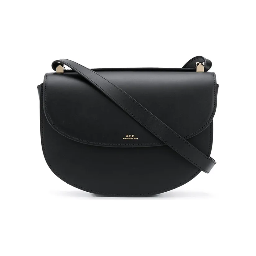 A.P.C . Genève Flap Shoulder Bag
