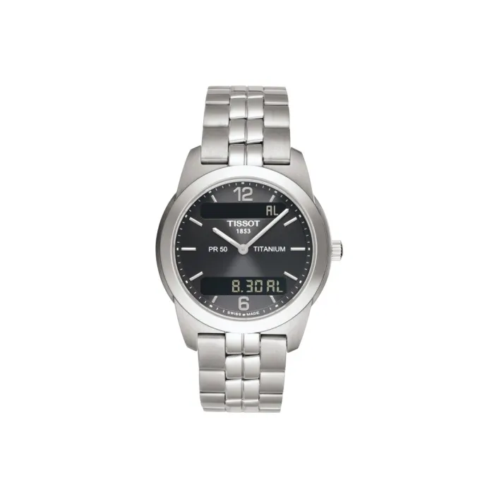 TISSOT Quartz Механизм Мужские часы 38 мм Черный