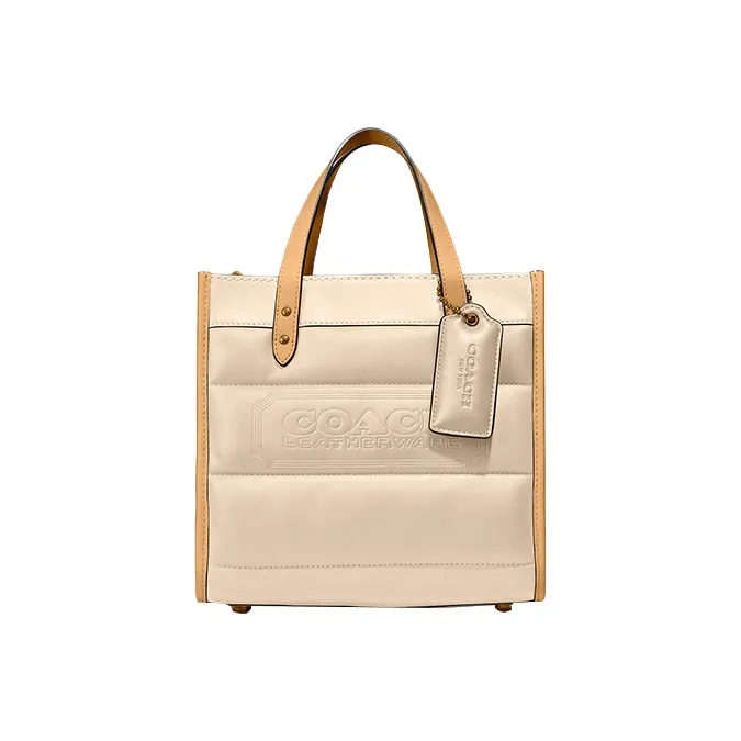 COACH Field Кожа Сумка Тоут Сумка Сумка через плечо Маленькая Женская Сливовая