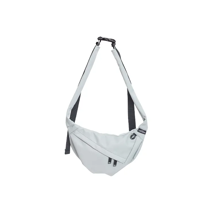 MYEDITION 2L Shoulder Bag, Cell Phone Pouch, Crossbody Bag, Outdoor Bag Nylon Black/Gray Unisex