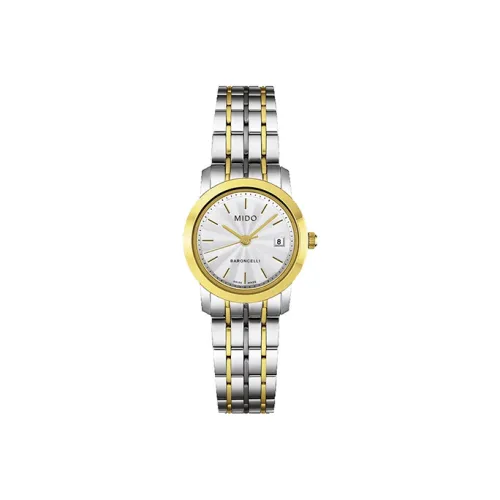 MIDO Автоматический Механический Movement Женские Baroncelli Часы Серебряные