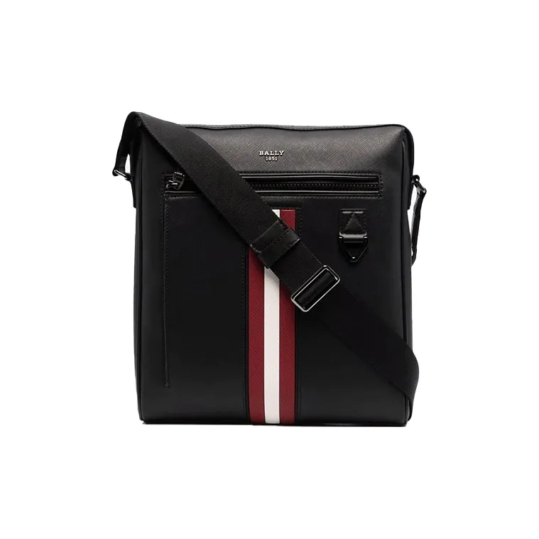 BALLY Кожа Курьерская Сумка Сумка через плечо Стандартная Мужская Черная