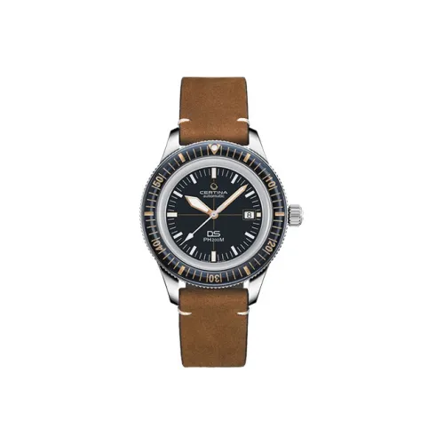 CERTINA Механический Movement Мужские Часы 42,8mm*42,8mm*11,9mm Черные