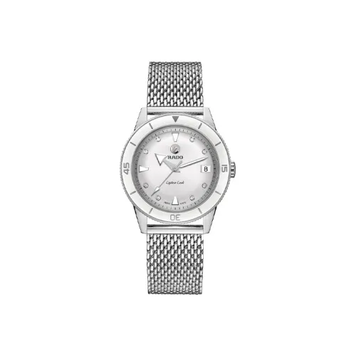 RADO Автоматический Механический Movement Женские HERITAGE Collection Часы 37mm*11,1mm Серебряные