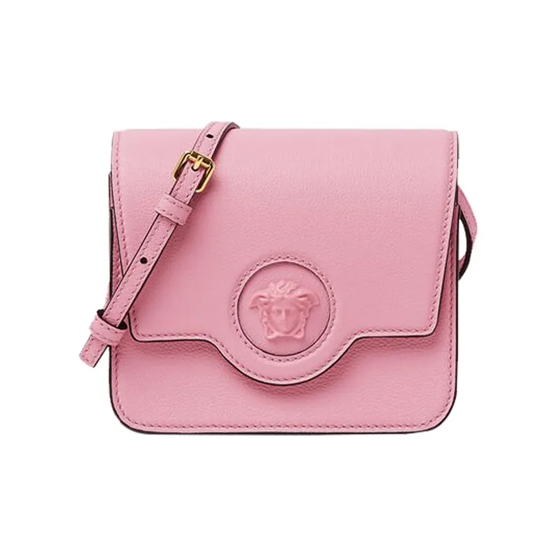 FANSIZHE Cow Leather Fanny Pack Sling Bag Women's Pink