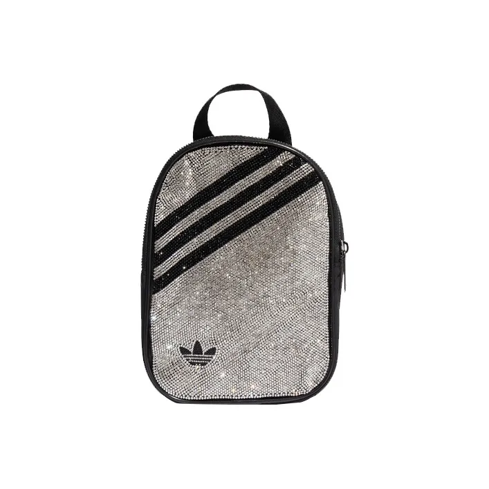 Adidas Originals Polyester Backpack Mini Women's Silver