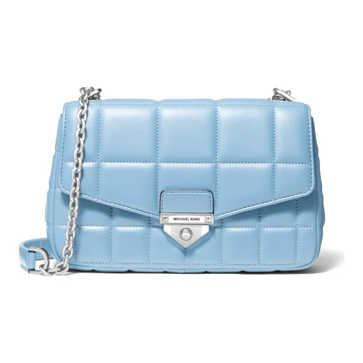 MICHAEL KORS Soho Sheepskin Сумка через плечо Сумка Большая Женская Небесно-голубая