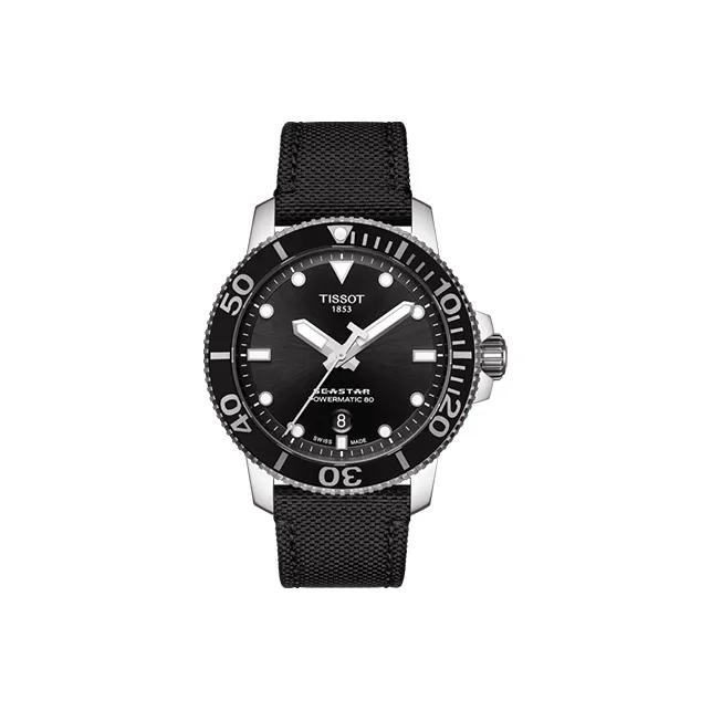 TISSOT Starfish Collection Automatic Mechanical Movement Men's Watches Watch 43mm Black Dial T120.407.17.051.00