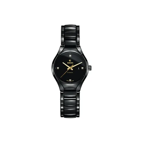 RADO Автоматический Механический Movement Женские часы из коллекции realme, 30 мм * 9,8 мм, черные
