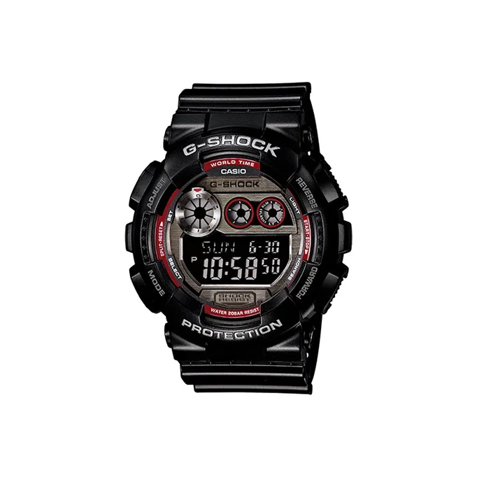 CASIO G SHOCK Кварцевый механизм Смольный ремешок Часы Мужские Черный циферблат