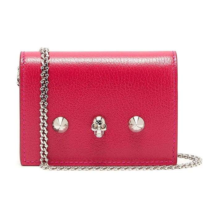 Alexander McQueen Цепочка Сумка через плечо Женская Красная